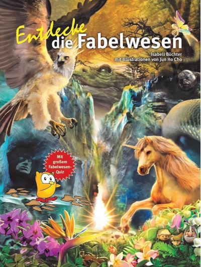 Entdecke die Fabelwesen - Kinderbuch Sachbuch - Buchcover Entdecke die Fabelwesen - Kinderbuch Sachbuch - Buchcover